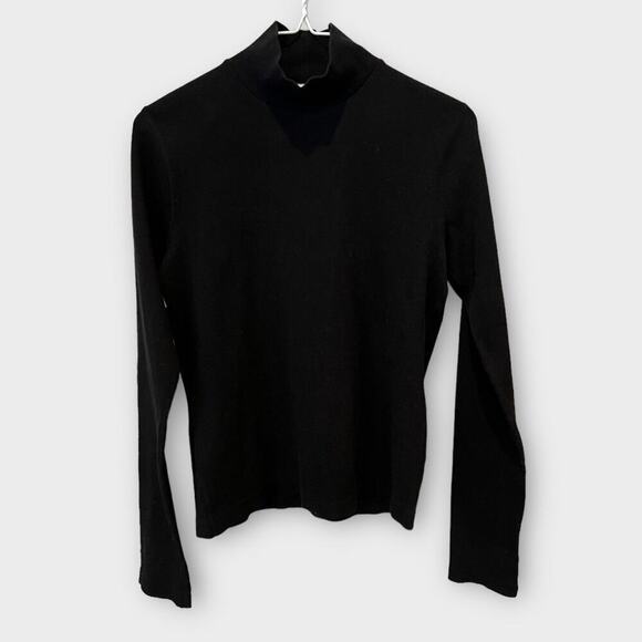 RE/DONE  X Hanes 60s Mock Neck Long Sleeve Tee Size Medium - Picture 2 of 6